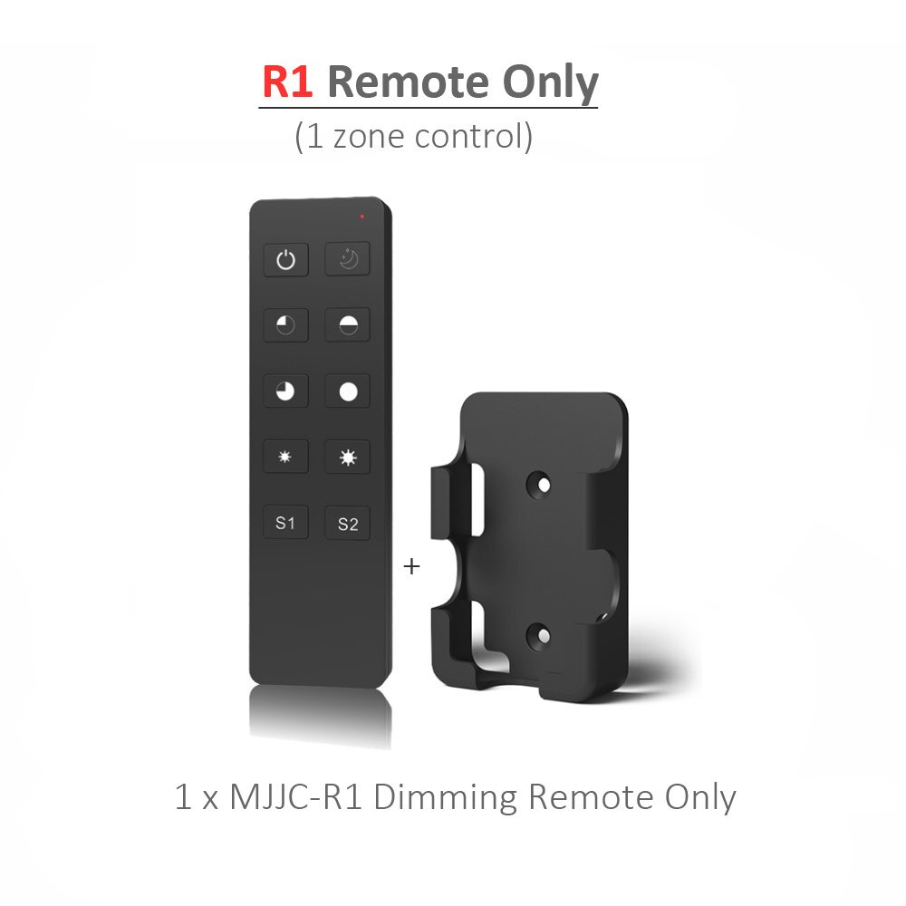 AC Triac LED Dimmer 220 V 230 V 110 V Drahtlose RF Dimmbare Knopf Schalter Mit 2,4G Fernbedienung für Einzelne Farbe LED-lampe Lampen: MJJC-R1 nur