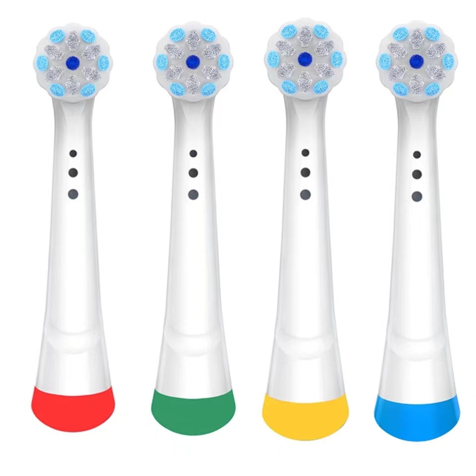 Compatibel Met Oral-B Io 3/4/5/6/7/8/9/10 Serie Ultieme Schone Elektrische Tandenborstel Vervanging Borstelkoppen, 4 Pack: WHITE