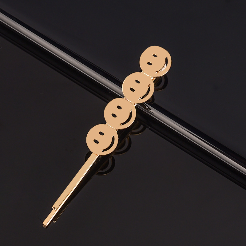 Pinzas para el cabello de Metal simples de Corea, alfileres para mujer, tocados, horquillas dulces, pasadores, accesorios para el cabello, , triangulación de envíos