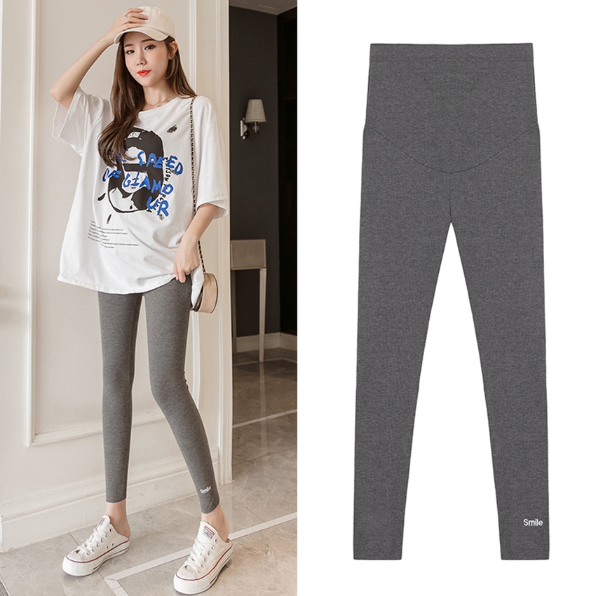 Zwangere Vrouwen Leggings Lente En Herfst Modellen Verdikte Kleine Putjes Zwangere Vrouwen Buik Lift Broek Borduurwerk Voeten Leggings