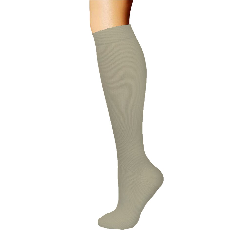 Calcetines de compresión Brothock, medias médicas de nailon para lactancia, calcetines deportivos transpirables para adultos de secado rápido para ciclismo al aire libre: Dorado / LorXL