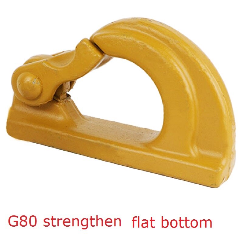 3Ton-11Ton G80 welded lifting hook for excavator bucket small turpentine hook towing hoist crane winch chain part