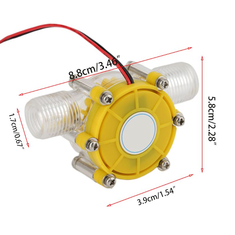 Dc 5v/12v/80v 10w vattenflödespump miniturbinflödeskonvertering hydrogenerator  g8tb