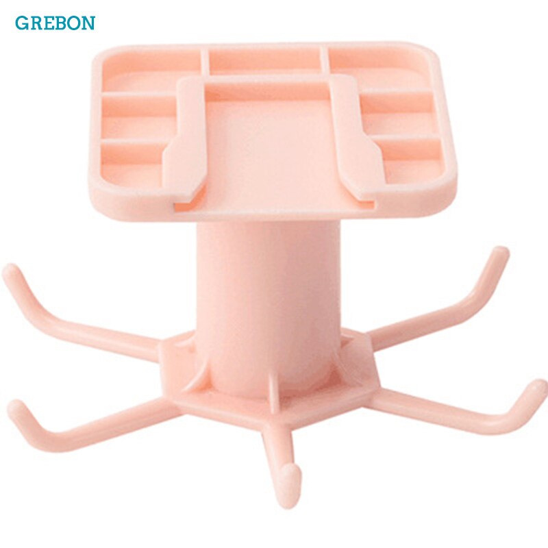 Keuken Haak Organisator Badkamer Hanger Muur Schotel Droogrek Houder Voor Deksel Koken Accessoires Kast Opbergkast Plank: Roze