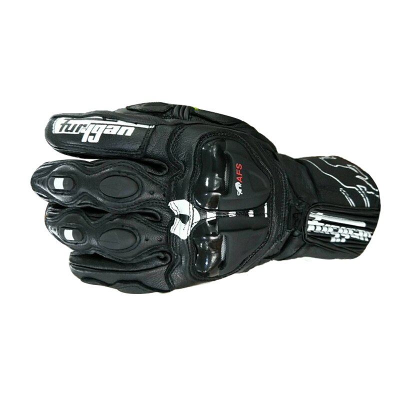 Furygan AFS19 Leer Hard Shell Lederen Handschoenen Racing Fietsen Mountainbike -Resistente Handschoenen Off-Road Motorhandschoenen