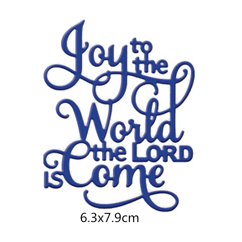 Letters Merry Christmas Metal Cutting Dies Stencil for DIY Scrapbooking Photo Album Embossing Cards Making Decorative Crafts: H1627