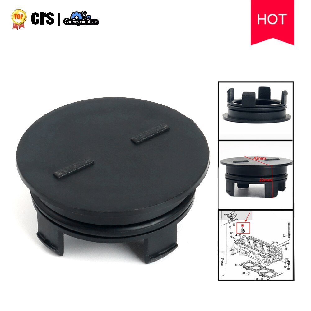 Engine Camshaft Seal KP 12513P72003 For Honda Civic Insight CR-Z Acura Integra Cam Plug 12513-P72-003 KF811285 12513 P72 003