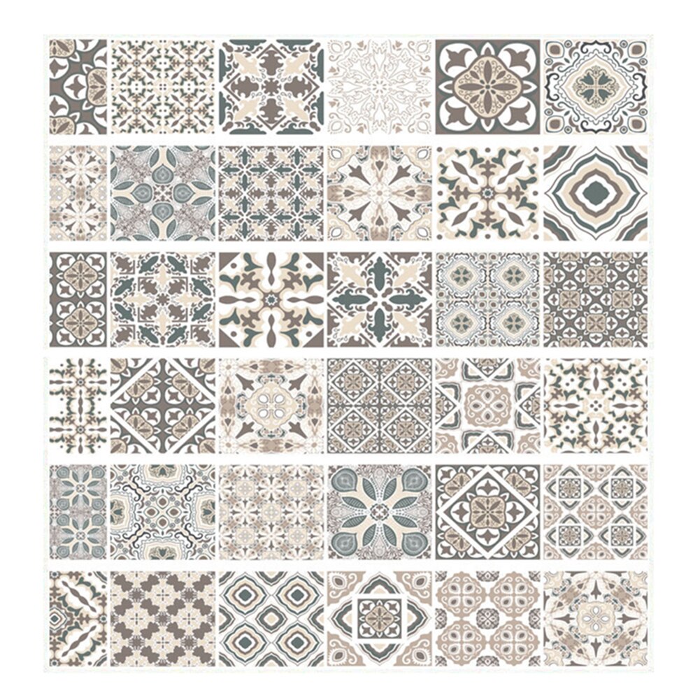 6pcs 3D Self Adhesive Wall Stairway Stickers PVC Mothproof Removable DIY Ceramic Tile Stairs Moistureproof Decor Stickers