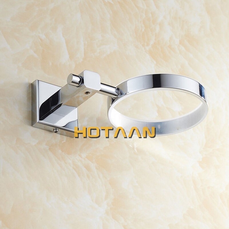 , Massief Messing Badkamer Accessoires Set, Toiletborstel Houder, Papier Houder, Badkamer Sets, chrome Kleur HT-811400-2