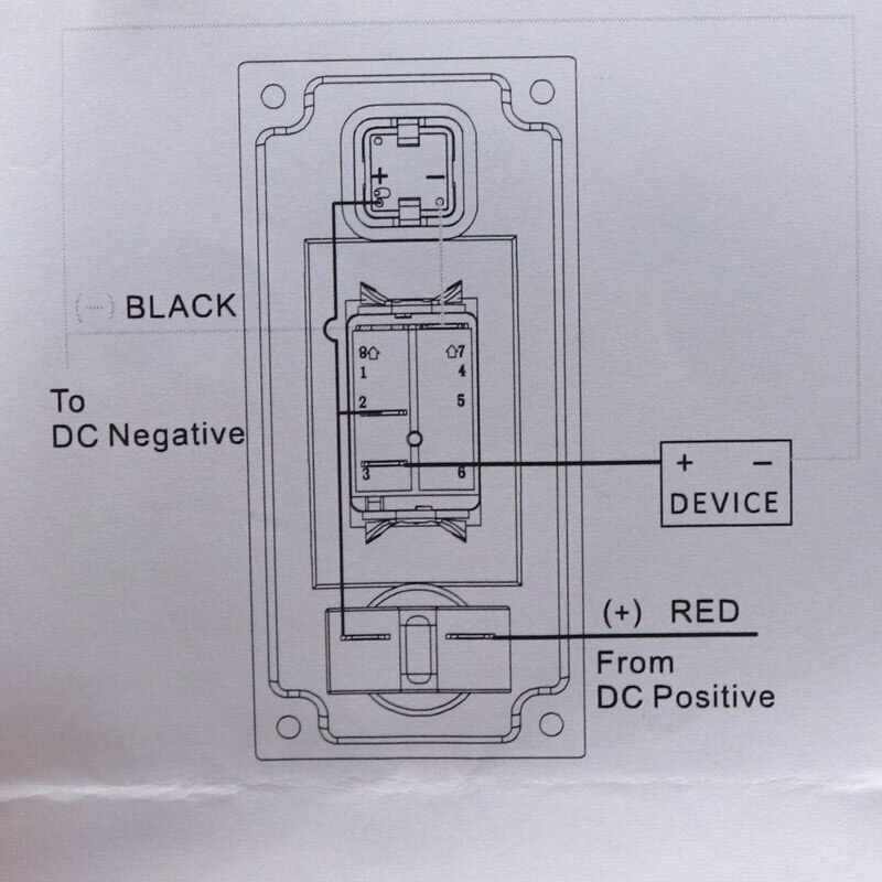 DC12V 20A /24V 10A Marine Boot Rv Dek Wassen Bedieningspaneel Dek Wassen Schakelaar