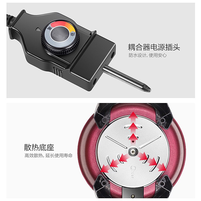 Household Multi-purpose Electric cooker 4.5L Capacity Electric pot support Fried Steak Fish double-flavor pot