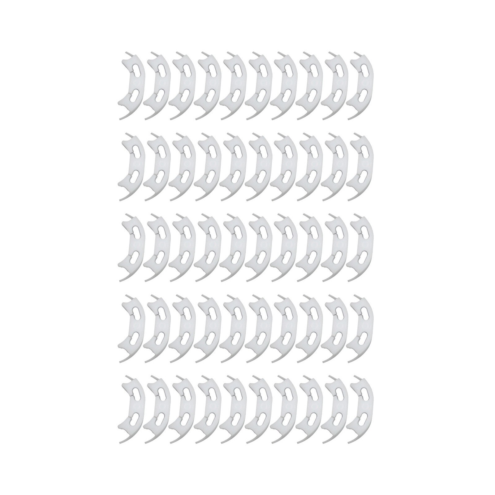 thumbnail image 2 of 100 Pack Clear Plastic Plant Grafting Clips - Reusable & Flexible For Vegetable Garden Grafting 2 of 4