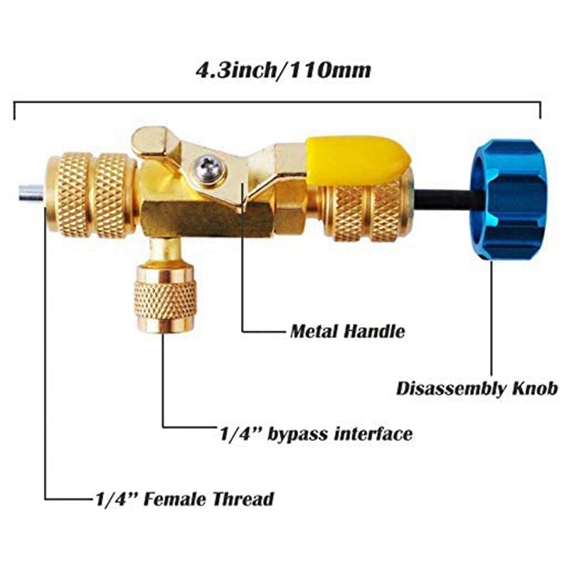 HVAC Spool Removal Tool for R410A/R22/R600/R32 A/C and Refrigerator Spool Remover/Installer