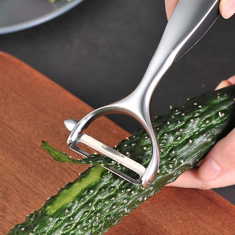 Multifuncional afiada durável aço inoxidável frutas vegetais maçã pêra batata cenoura descascador acessórios de cozinha gadget