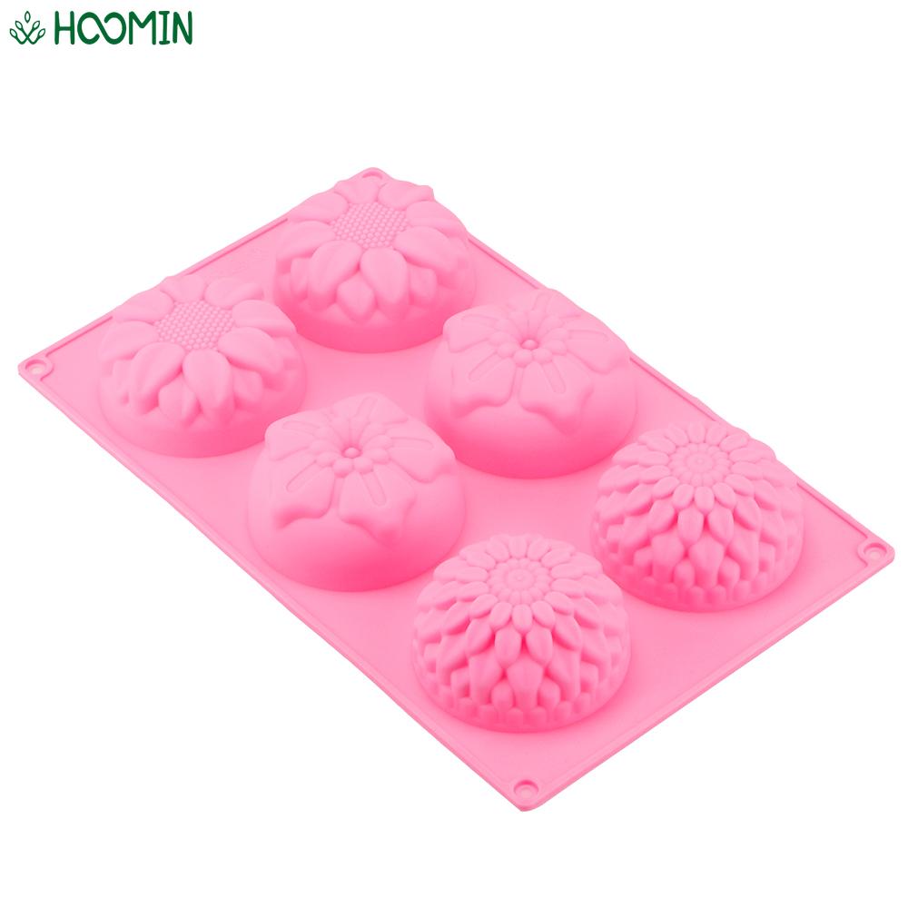 Sonnenblumen Handgemachte Seife bilden Kuchen Dekore Blume bilden DIY Handgemachte Silikon Seife Kuchen bilden Seife Machen Liefert