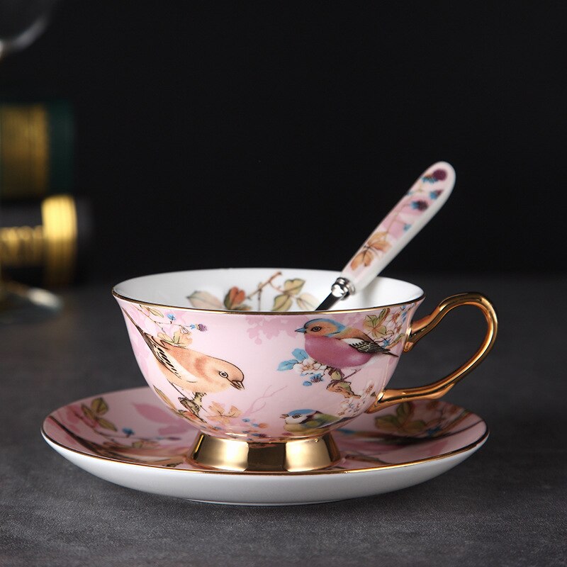 Benporslin porslin kopp och fat keramik enkel teservis moderna kaffekoppar tazas para café köksutrustning  yc50: Stil 15