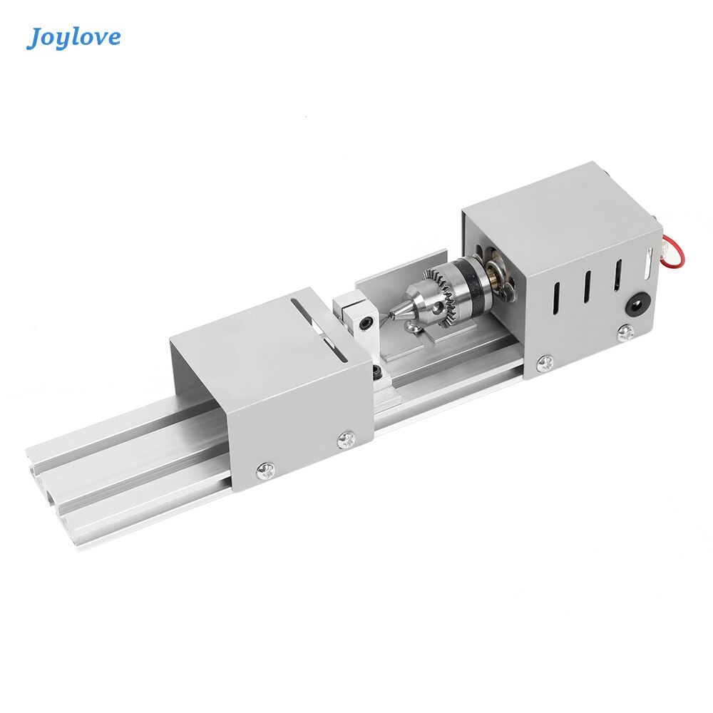 JOYLOVE Mini Lathe Beads Machine Woodwork DIY Lathe Standard Set With Power Carving Cutter Wood Lathe Mini Wood Lathe Machine