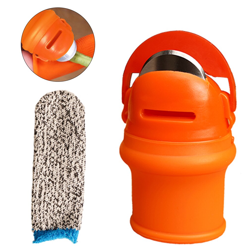 Thumb Cutter Gardening Tools Pruning Shears Garden Picking Plant Vegetables Separator Finger Tool Multifunction Kitchen Cutter