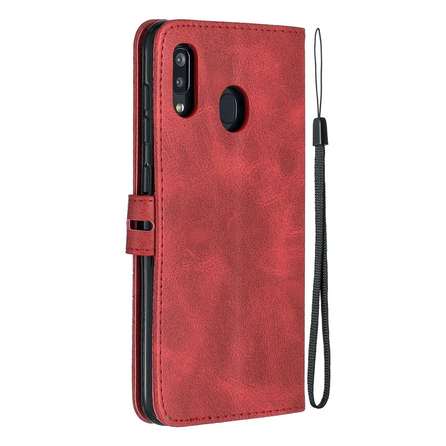 Étui pour Samsung Galaxy A20 étui à rabat en cuir sur pour Coque Samsung A20 Coque de téléphone Galaxy A20E A 20e Funda housse de portefeuille magnétique