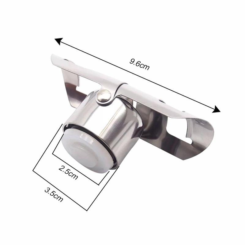 304 Rvs Champagne Kurk Draagbare Sluitmachine Bar Stop Wijn Kurk Mousserende Wijn Champagne Cap