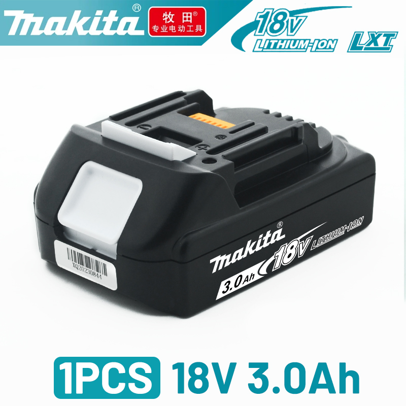Original 18V Makita Lithium Battery 5AH 6AH 9AH BL1860B BL1850B bl1840 battery 100% BL1860 BL1815 18V Makita Charger: GRAY