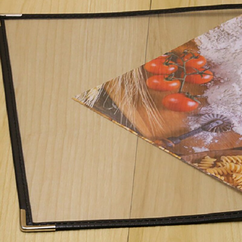 10 Pack Of Menu Covers - Single Page, 2 View, Fits 8.5 X 11 Inch Paper - Restaurant Menu Covers