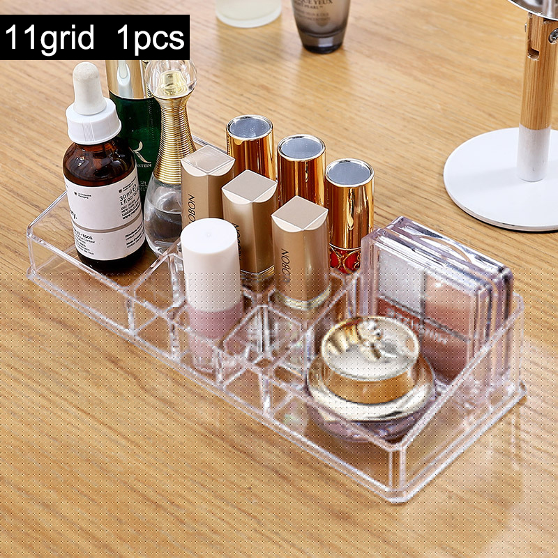 Aufbewahrungs-machen-hoch-Organizer für Kosmetik-Organizer, machen-hoch-Aufbewahrungsbox, Acryl, Lippenstift, Schmuck-Organizer, Aufbewahrung von machen-hoch-Pinseln: Licht Grün