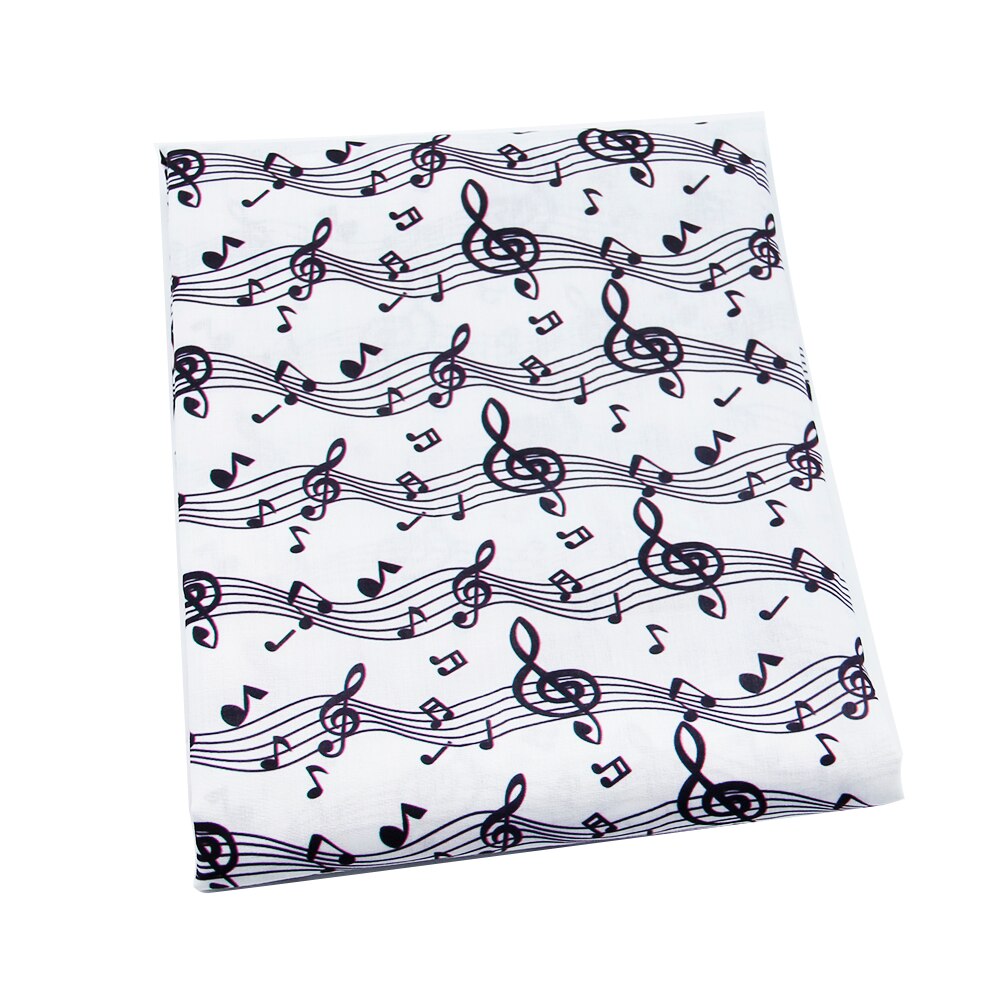 Tela de algodón con de música Candy, tejido de retales para coser, acolchado, costura, DIY, 50x145CM, 1Yc7436: 1043652001