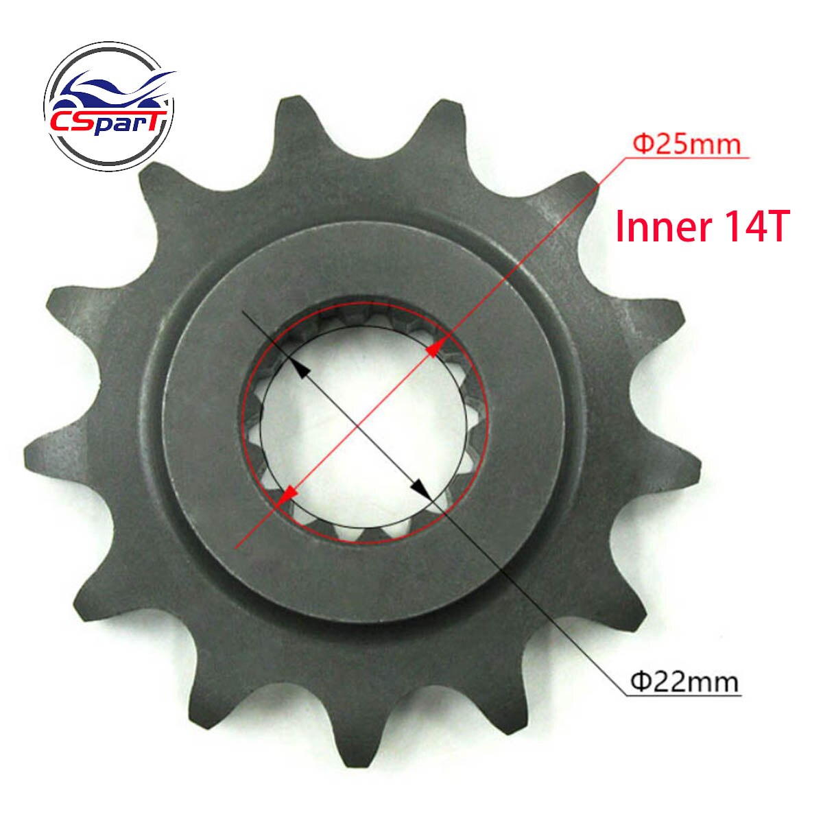 NC450 13T 14T 520 530 piñón 450CC ZongShen xmotos apollo KAYO T6 BSE dirt pit bike