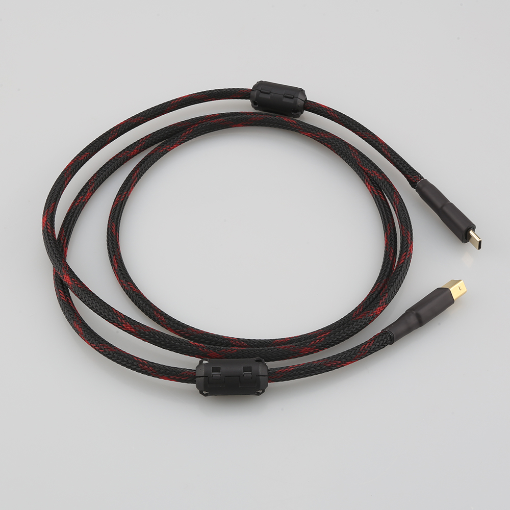 Hifi Usb C Naar B Kabel Usb Type C Naar B Audio Datakabel 5N Dac Otg Macbook Pro Mobiele telefoon Thunderbolt Dac Kabel