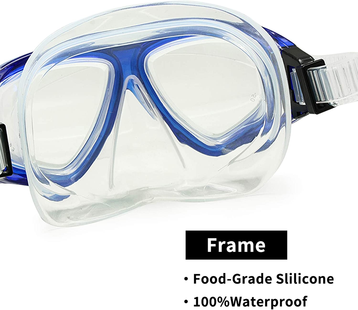 Gopro Optisch Duikmasker Bijziend Duikbril Camerahouder Aangepaste Dioptrie Duikbril met Receptlens