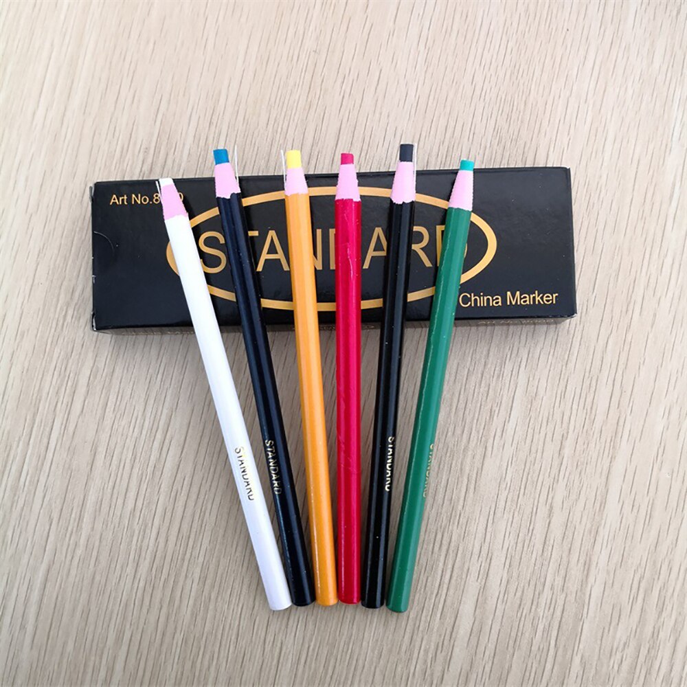 (6PCS/package) chalk Tailoring pen 6 color pens Free cutting pen Draw line tool Sewing clothing pattern making tool