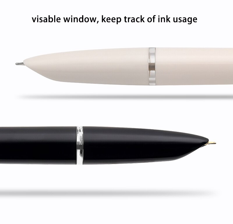 Kaco Retro 0.38mm Hooded Nib Fountain Pen with Ink Cartridge Set Smooth Writing Student Practice Handwriting Pens
