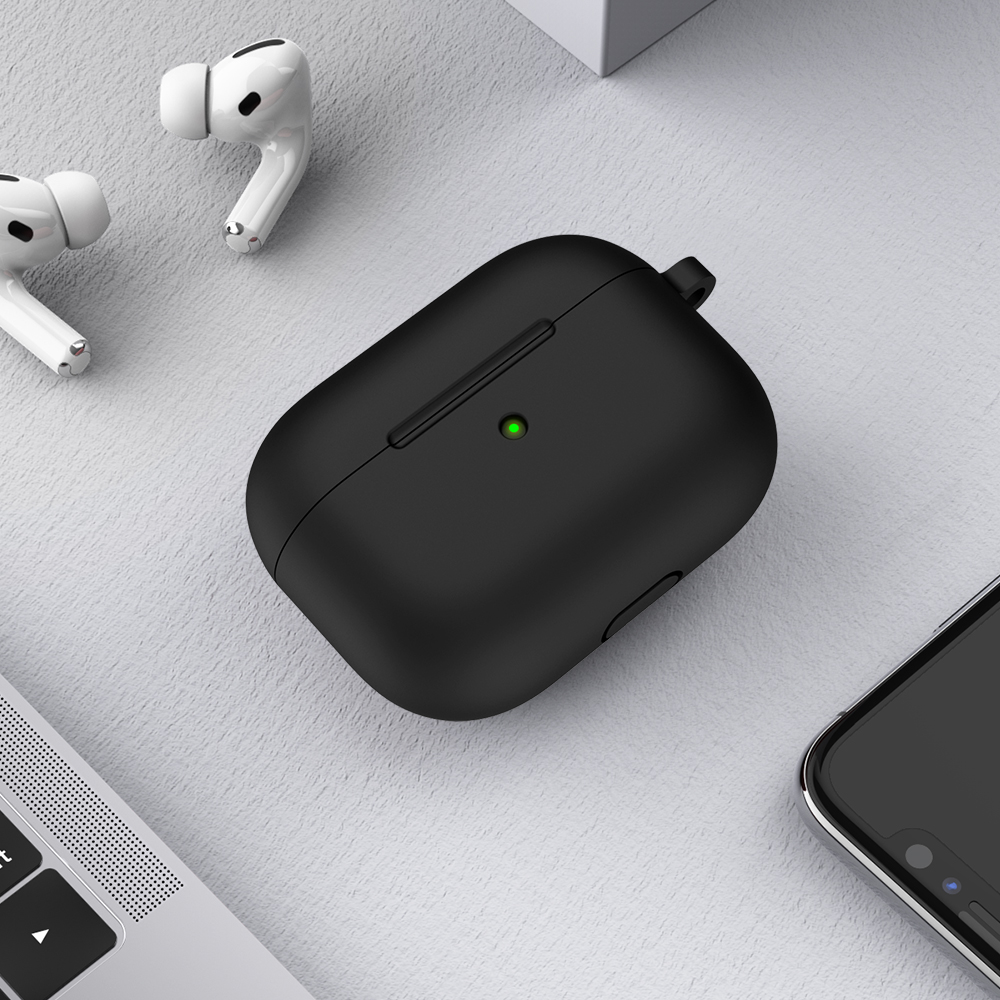 Funda de silicona para Airpods Pro, funda inalámbrica Bluetooth para Apple Airpods pro, funda para auriculares para Air Pods Pro 1st Fundas
