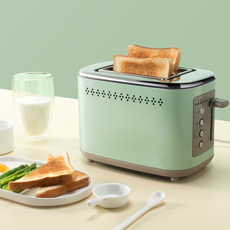 DSL-C02A1 Green Multi-functional Breakfast Toaster Toaster Mini-toaster