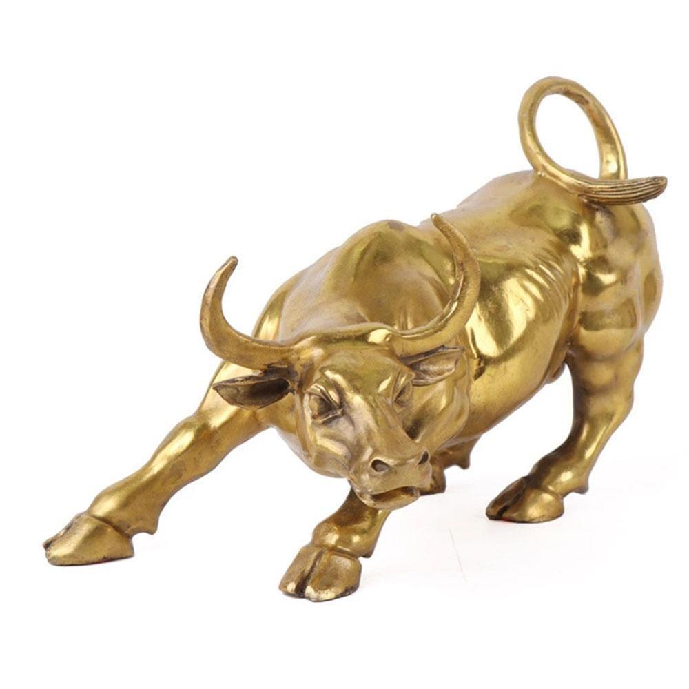 DAROOON Acrylic Bull Statue - Wall Street Bull Sculpture for Hoe or DAROOON Acrylic Bull Statue - Wall Street Bull Sculpture for Hoe or