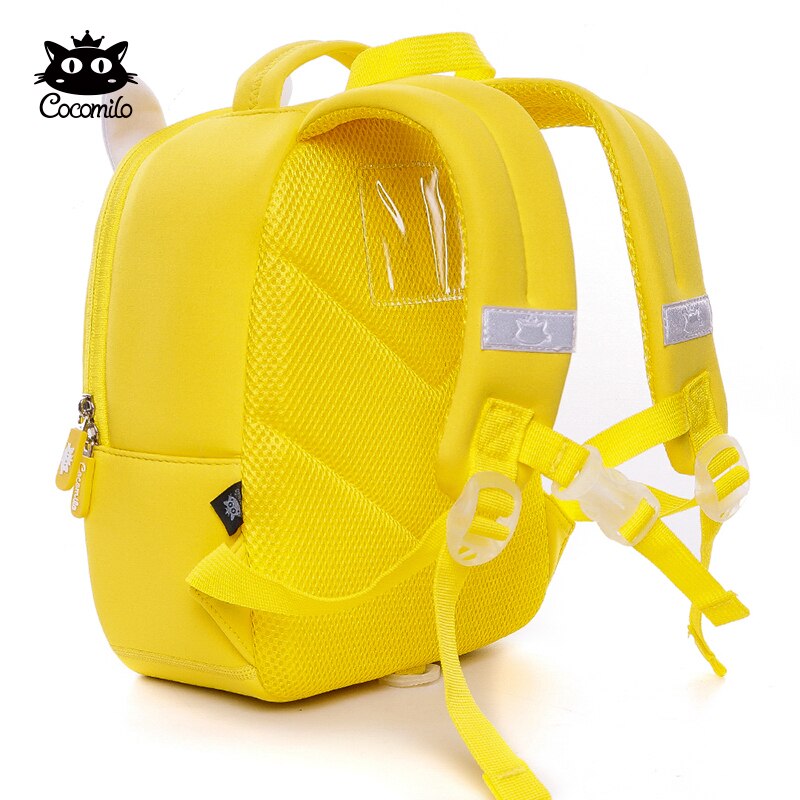 Cocomilo Fabrik Preis 3D Gelb Kaninchen Kleinkind freundlicher Schule Tasche für freundlicher Wasserdicht Tiere Anti Verloren Mochila Infantil