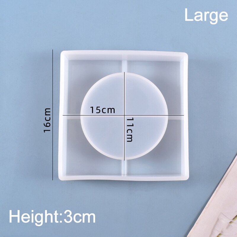 Kwadratowe przezroczyste popielniczki formy żywiczne kryształbyć winnym silikonowe Toola dokonywanie ręcznie rzemiosło żywiczne gliny domowe wyroby rękodzielnicze DIY formy