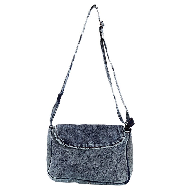 Sacs à main Vintage bandoulière Messenger sac à bandoulière femmes sacs en Denim Simple Feminina: Grinding color