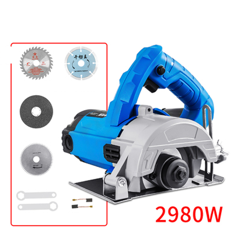 Cortadora eléctrica de alta potencia, cortadora multifuncional de cerámica, piedra, Metal, mármol, motosierra para carpintería, 220V: A