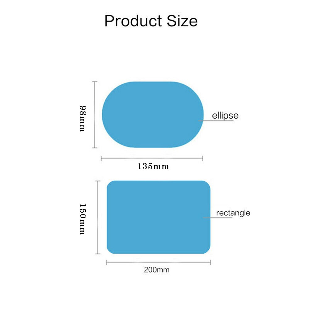 Mirror Protector Film Anti-Glare Rearview Transparent Tools Set Window