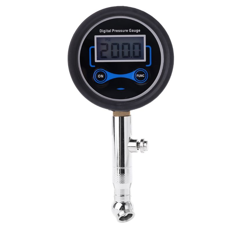 Manómetro Digital LCD de 0-200PSI para neumáticos de coche, presión de aire para motocicletas, coches, camiones, bicicletas, motocicletas, comprobador de vehículos