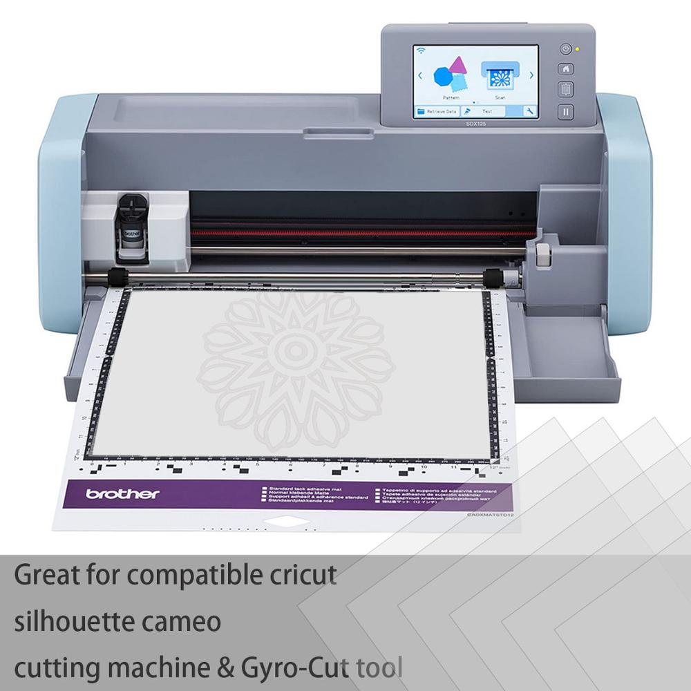 (16 PCS) 6 Mil Blank Stencil Material - Clear Mylar Template Sheets 12 x 12 Inches Acetate Film Plastic Sheets for Making Craft