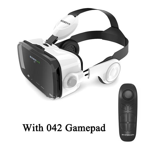 BOBOVR Z4 casque casque VR casque VR lunettes casque réalité virtuelle casque 3D lunettes VR pour 4-6 'smartphone VR casque: 042 Gamepad