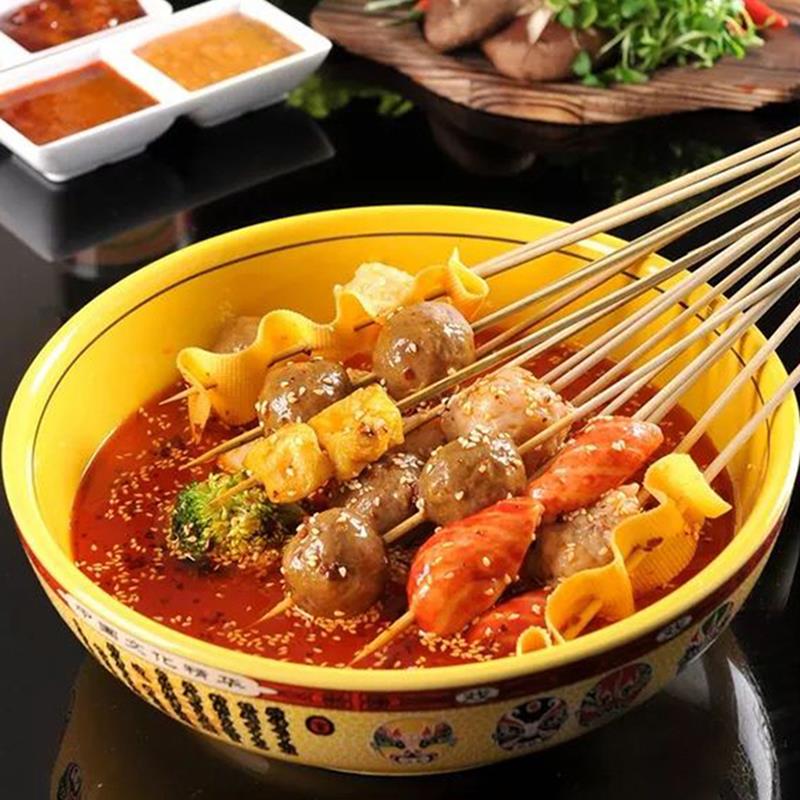 100 Stuks Bamboe Spiesjes Natuurlijke Wegwerp Spies Sticks Kebab Spiesjes Voor Grill Bamboe Vlees Tool Outdoor Bbq Accessoires