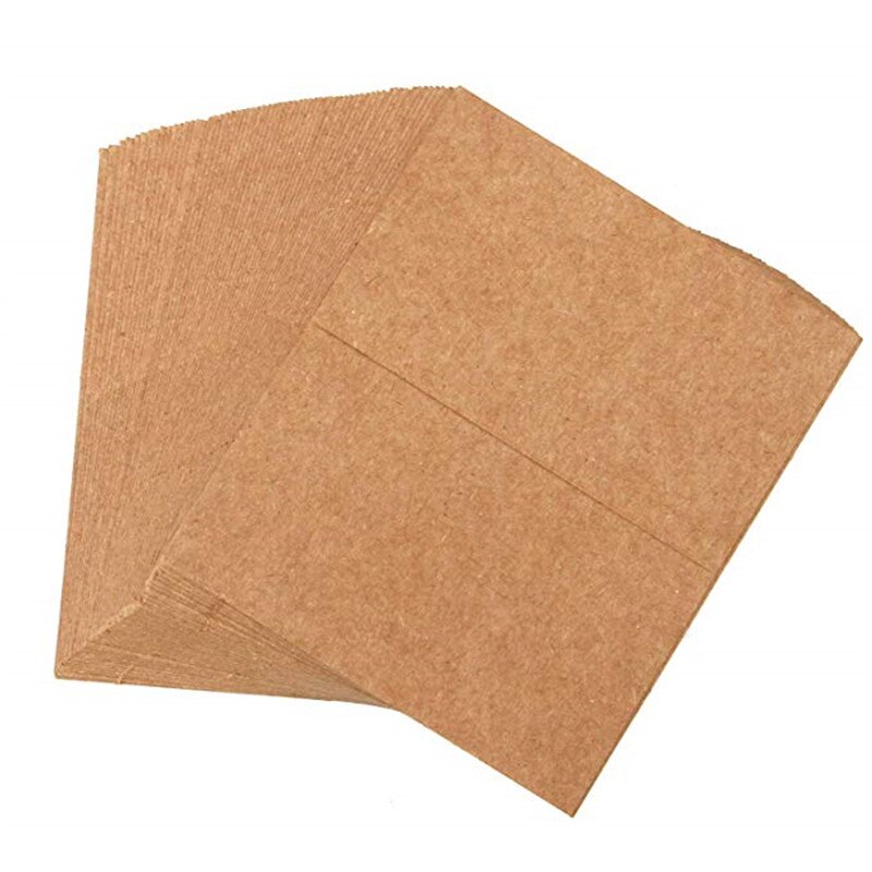 10pcs/pack DIY Kraft Paper Blank Cards Hand Drawing Doodle Paper Cards for Party Decoration or Wedding Supplies,DIY