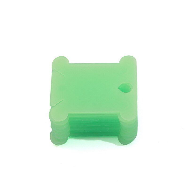 Borduurgaren Houder Floss Craft Spoel Kruissteek Opslag Houder Plastic Naaigaren Board Kaart Draad Organisator: Green