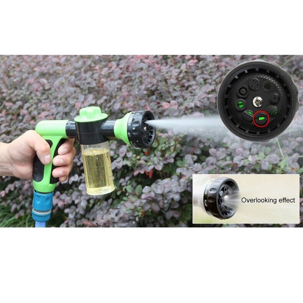 High Pressure Water Gun 46cm 3/4' Standard Metal Water Gun High Pressure Power Car Washer Spray Garden Water Jet Pressure Washer: green