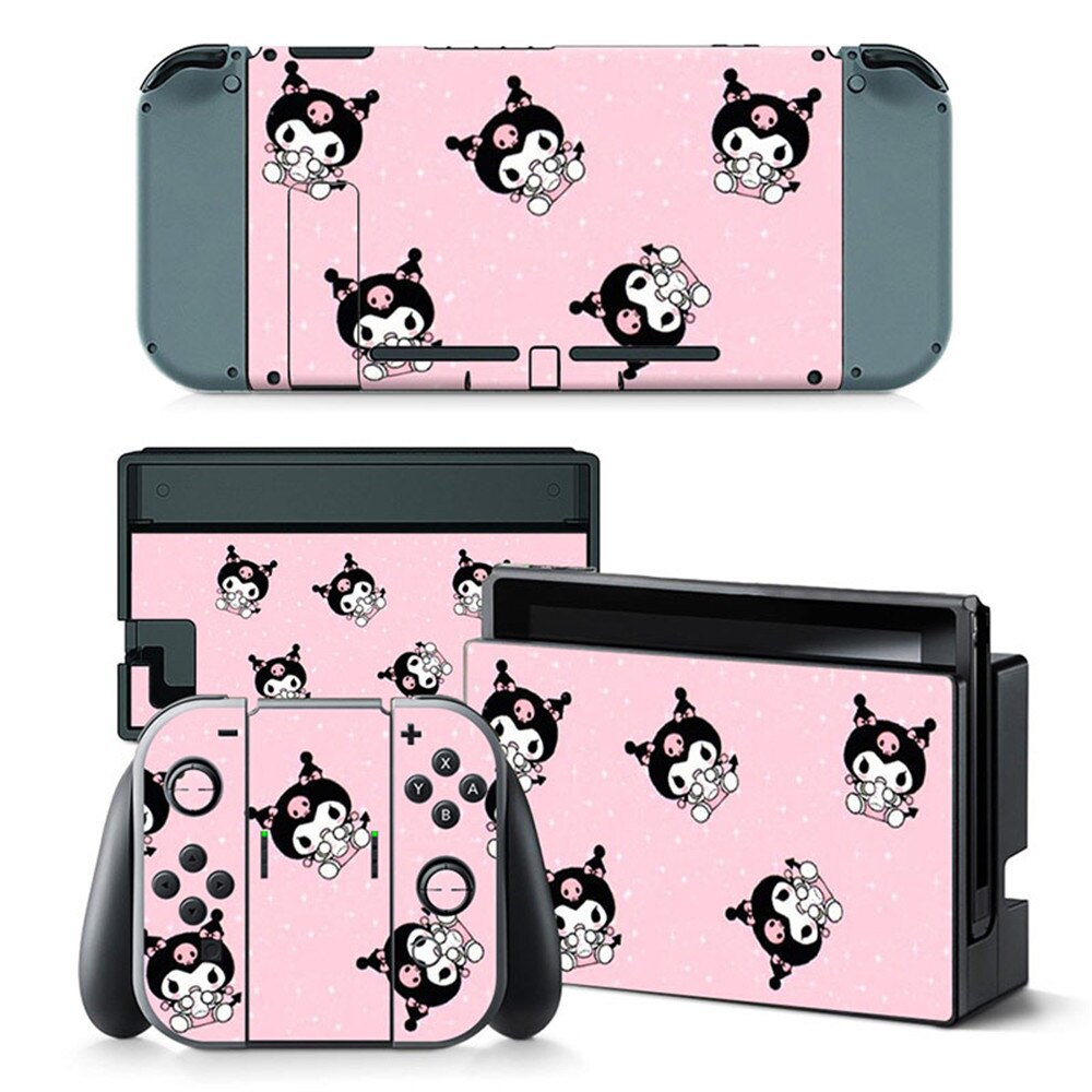 Per ns interruttore di Alta Qualità di Gioco Accessori Sveglio Della Ragazza di Disegno Del Vinile Della Pelle Sticker Protector per Nintendo pelli Adesivi Interruttore: TN-switch-5484