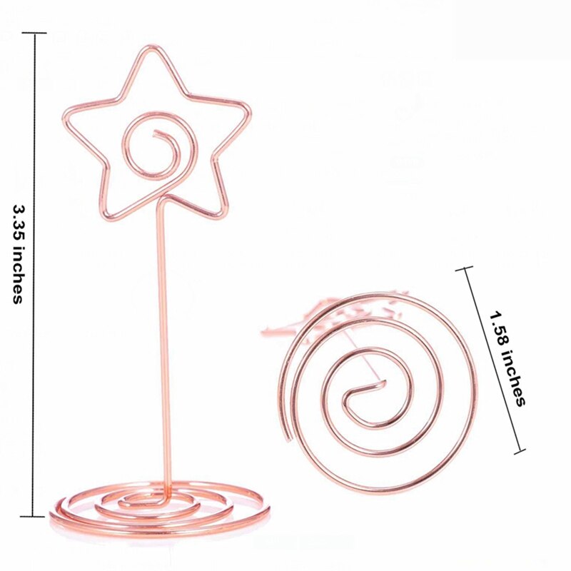 12Pcs Tafel Nummer Houders, 3.35 Inch Plaats Kaarthouders, Tafel Nummer Stands, foto Foto Houders Voor Bruiloft, Feest